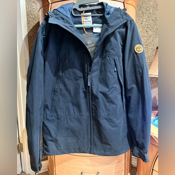 Timberland Other - Timberland men’s navy hooded weather jacket